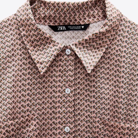 NWT Zara Long Shirt Dress - Picture 2 of 3